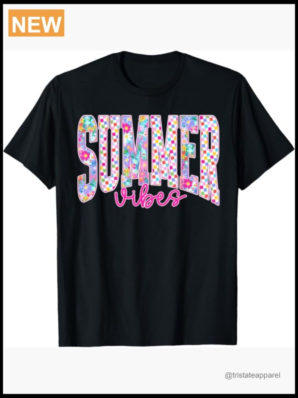 Bold Retro Graphic Tee for Girls